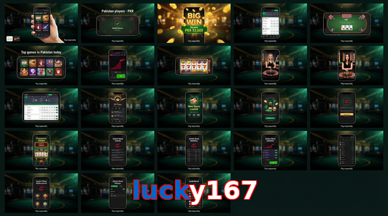 Main screen of Lucky167 bet page for PK players