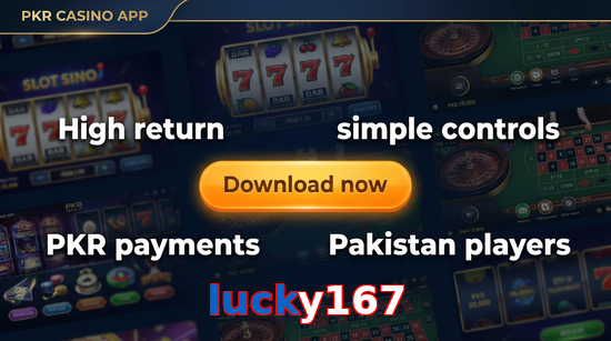 Main screen of Lucky167 gamedownload page for PK players